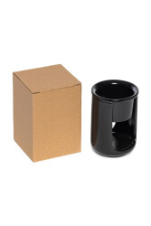 Long Bowl Incense Burner - Black - 4