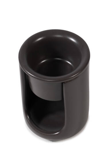 Long Bowl Incense Burner - Black - 6
