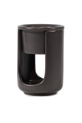 Long Bowl Incense Burner - Black - 8