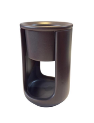 Long Bowl Incense Burner – Gray - 2