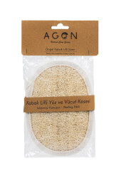 Loofah Sponge from Pumpkin Fiber for Face and Body – Natural Skin Cleansing and Revitalizing - 