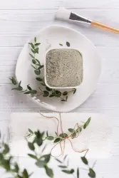 Masque Visage Naturel à l'Argile Verte 500 ml – Anti-Points Noirs et Boutons, Resserre les Pores - 4