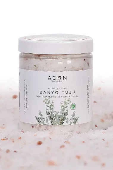 Mentol ve Okaliptüs Yağlı Doğal Banyo Tuzu 300 gr - İngiliz, Himalaya, Deniz ve Kaya Tuzu - 5