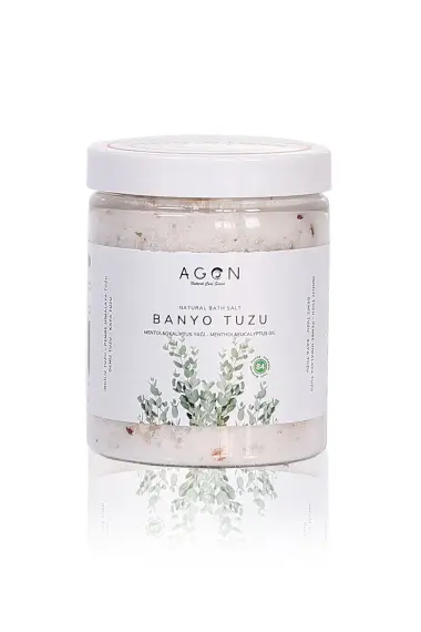 Mentol ve Okaliptüs Yağlı Doğal Banyo Tuzu 300 gr - İngiliz, Himalaya, Deniz ve Kaya Tuzu - 3