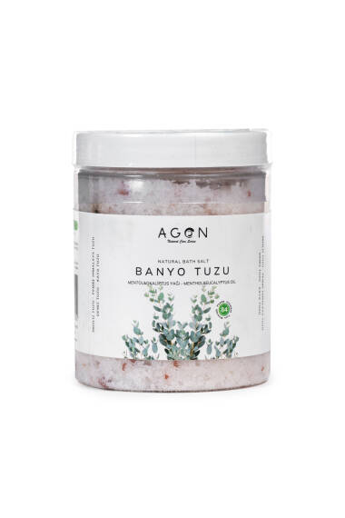 Mentol ve Okaliptüs Yağlı Doğal Banyo Tuzu 300 gr - İngiliz, Himalaya, Deniz ve Kaya Tuzu - 4