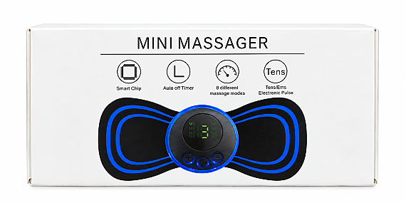 Mini EMS Massager – Rechargeable Gel Pad Muscle Massage Device - 3