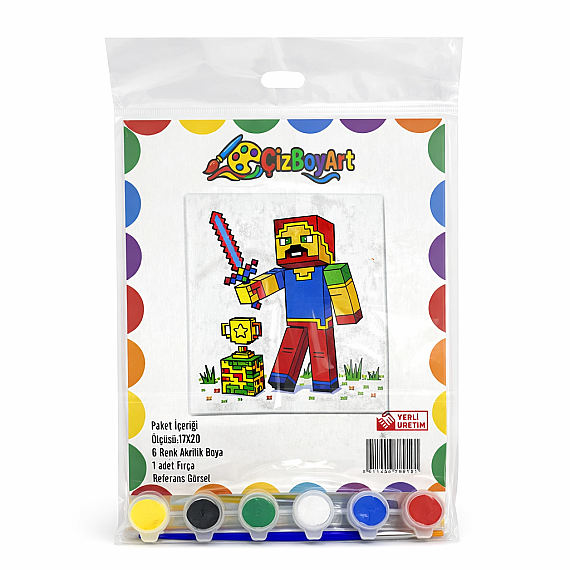 Minecraft Mukavva Boyama Seti - 2