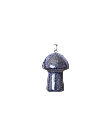 Mushroom-Shaped Star Stone Pendant - 1
