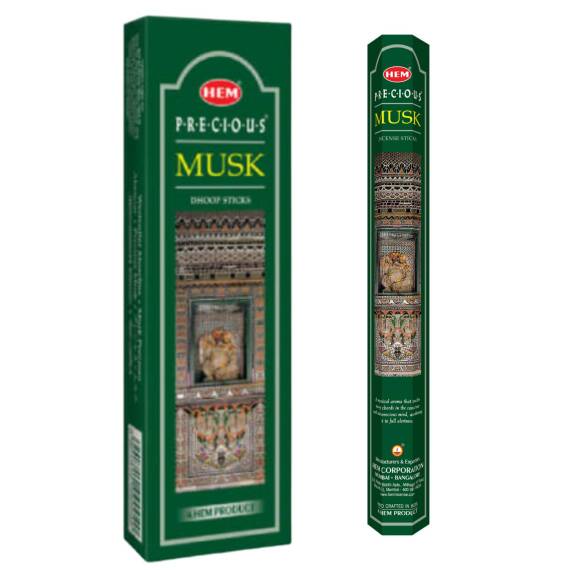 Musk Hexa Räucherstäbchen – Der Tiefe und Beruhigende Duft von Moschus - 1