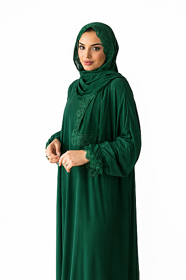 Namaz Elbisesi (Yeşil) - 3