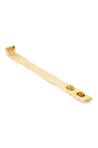 Natural Bamboo Back Scratcher and Massage Stick – Long Handle Body Massage Tool - 2