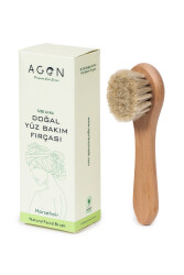 Natural Horsehair Face Care Brush and Nail Care Brush - 