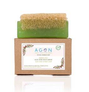 Natural Loofah Aloe Vera Soap – Exfoliation & Hydration in One! - 5