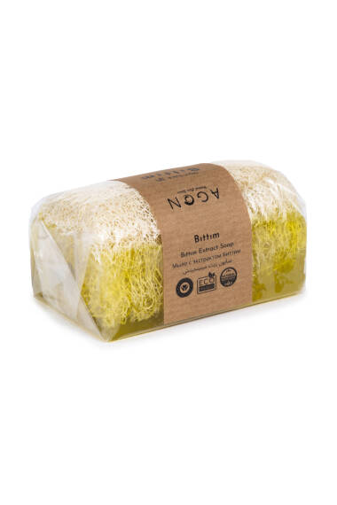 Natural Loofah Bitter Almond Oil Soap – Natural Purification for Your Skin - 3