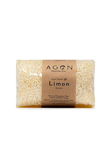 Natural Loofah Soap with Lemon Extract - 1