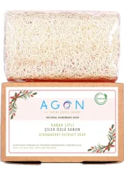 Natural Loofah Soap with Strawberry Extract | Handmade Exfoliating Natural Soap - 2