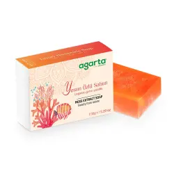 Natural Pumpkin Fiber Beauty Soap with Seaweed Extract 150 g - Agarta