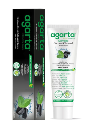 Natural Toothpaste with Activated Charcoal 100 ml - 1