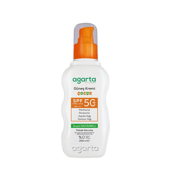 Natürliche Sonnencreme mit hohem Schutz für Kinder SPF 50, 200 ml - 1