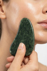 Natürlicher Jade Gua Sha - 7
