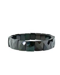 Obsidian Naturstein Rolex Rechteck Armband – Handgefertigtes Elegantes Design - İpekyol