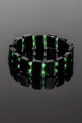 Onyx Perlen Naturstein Rolex Armband - 3
