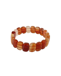 Ovales Armband im Rolex-Stil mit Achatstein – Goldbeschichtetes Damenarmband - İpekyol