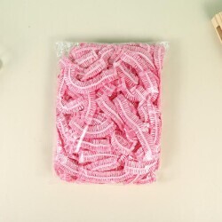 Pembe Tek Kullanımlık Saç Koruma Bonesi 10’lu Paket - Mirac