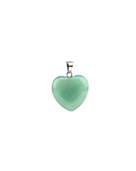 Pendentif en Aventurine en Forme de Cœur - 1