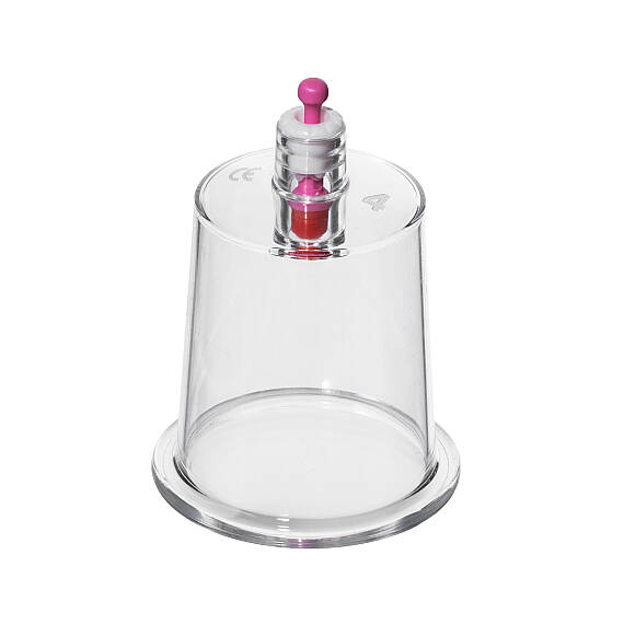 Pinke Eleganz-Serie 4 cm Hijama-Schröpfglas – Mittelgroßes Vakuum-Schröpfglas - 2