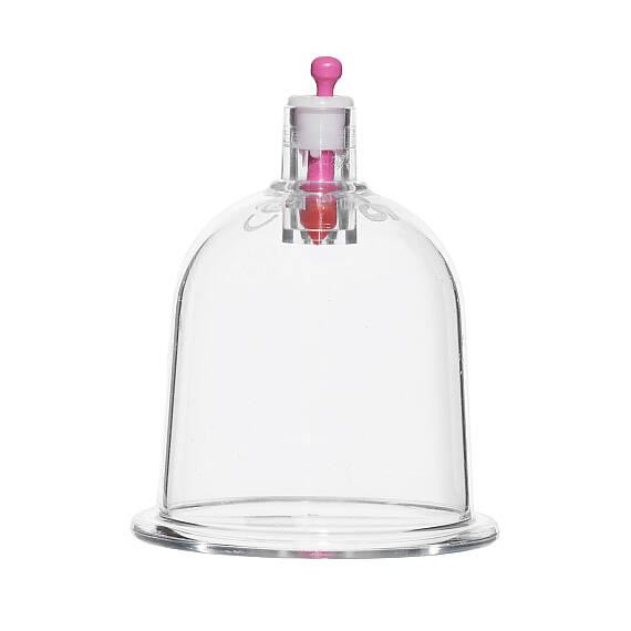Pinke Eleganz-Serie 5 cm Hijama-Schröpfglas – Garantiert luftdichtes Vakuum-Schröpfglas - 1