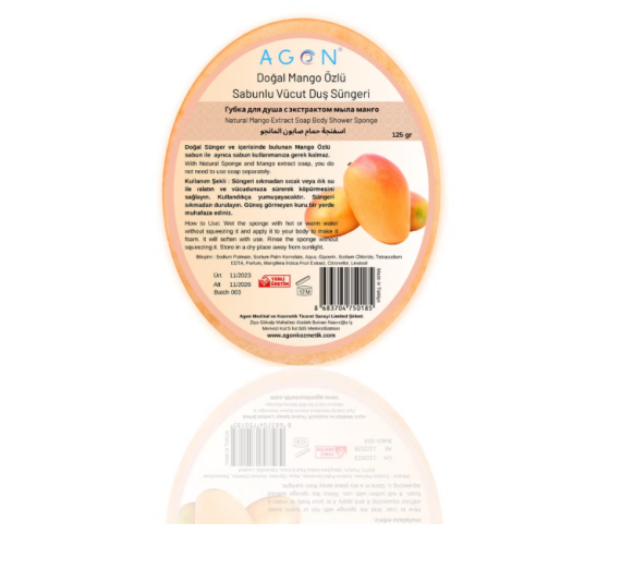 Éponge de Douche et de Bain à l’Extrait de Mangue - 3