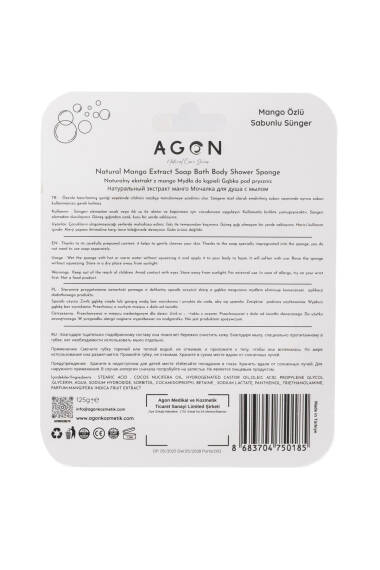 Éponge de Douche et de Bain à l’Extrait de Mangue - 7