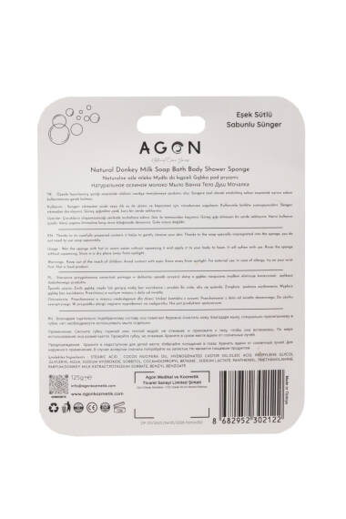 Éponge de Douche Savonneuse au Lait d’Ânesse – Nettoyage Profond & Hydratation Intense - 10