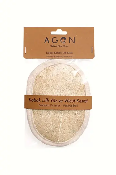 Éponge en fibre de courge pour visage et corps – Nettoyage naturel et revitalisation - 3