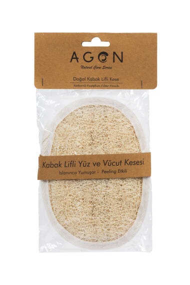 Éponge en fibre de courge pour visage et corps – Nettoyage naturel et revitalisation - 1