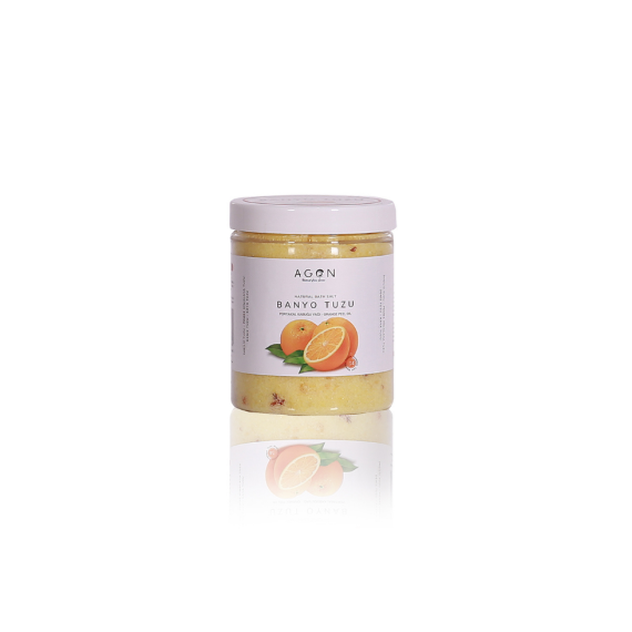 Portakal Yağlı Doğal Banyo Tuzu 300 gr | İngiliz, Pembe Himalaya, Deniz ve Kaya Tuzlu Aromaterapi Banyo Tuzu - 1