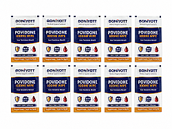 Povidon İyotlu Bakım Mendili Büyük Boy (10 Adet) - 