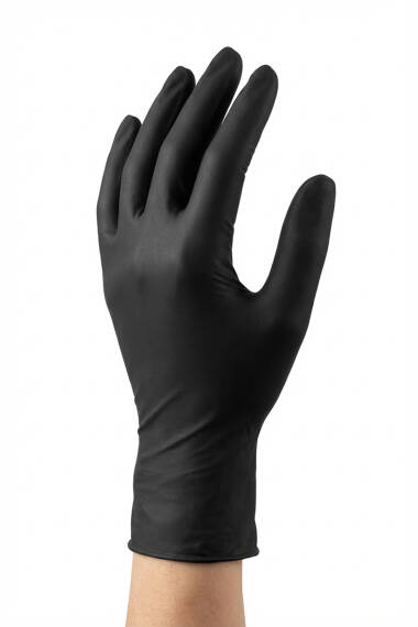 Pudrasız Nitril Eldiven Siyah - 1