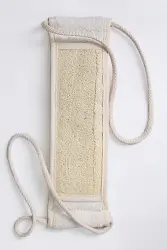 Pumpkin Fiber Bath & Shower Back Scrubber with Rope – Natural Skin Care and Relaxation - 6