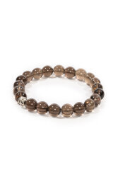 Rauchquarz 10 mm Natursteinarmband - İpekyol