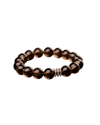 Rauchquarz 10 mm Natursteinarmband - İpekyol