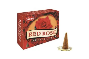Конусные благовония Red Rose – Элегантный и романтичный аромат розы - 1