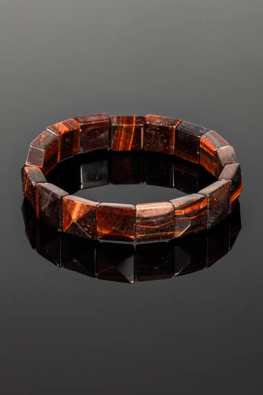 Red Tiger’s Eye Natural Stone Rolex Bracelet - 3