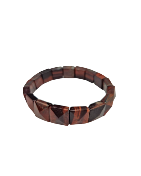 Rotes Tigerauge Naturstein Rolex Armband - 2