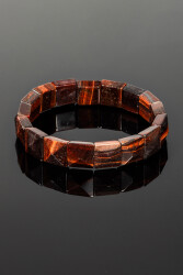 Rotes Tigerauge Naturstein Rolex Armband - 3