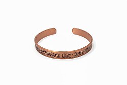 Saf Bakır Bileklik Nazar Ayeti - 