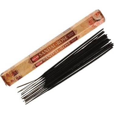 Sandal Rose Hexa Incense Sticks – The Harmonious Aroma of Rose and Sandalwood - 3