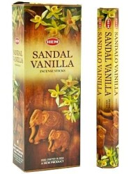 Sandal Vanilla Hexa Stick Incense - Natural Freshness and Calm - 3