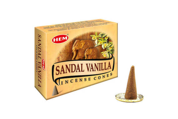 Sandalo Vanilla Cone Incense – Create a Natural and Warm Atmosphere - 1